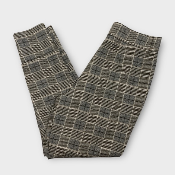 Joseph Ribkoff Plaid Drawstring Jogger Pants - Picture 6 of 8